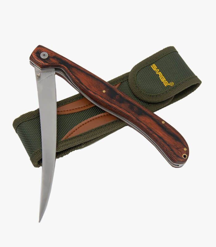 SK-131-Fishing-Fillet-Knife-open--with-pouch- Fishing Fillet Knife