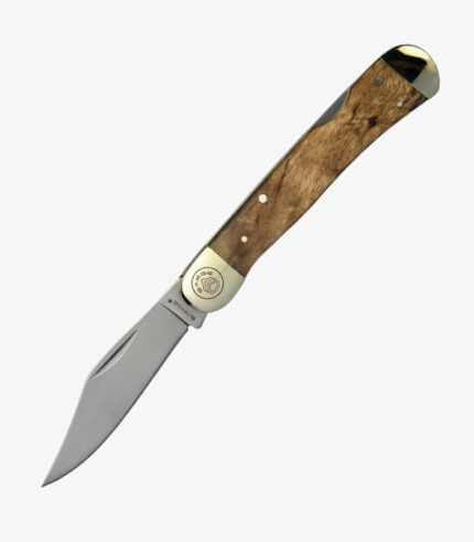 Front of Nickelback burl knife