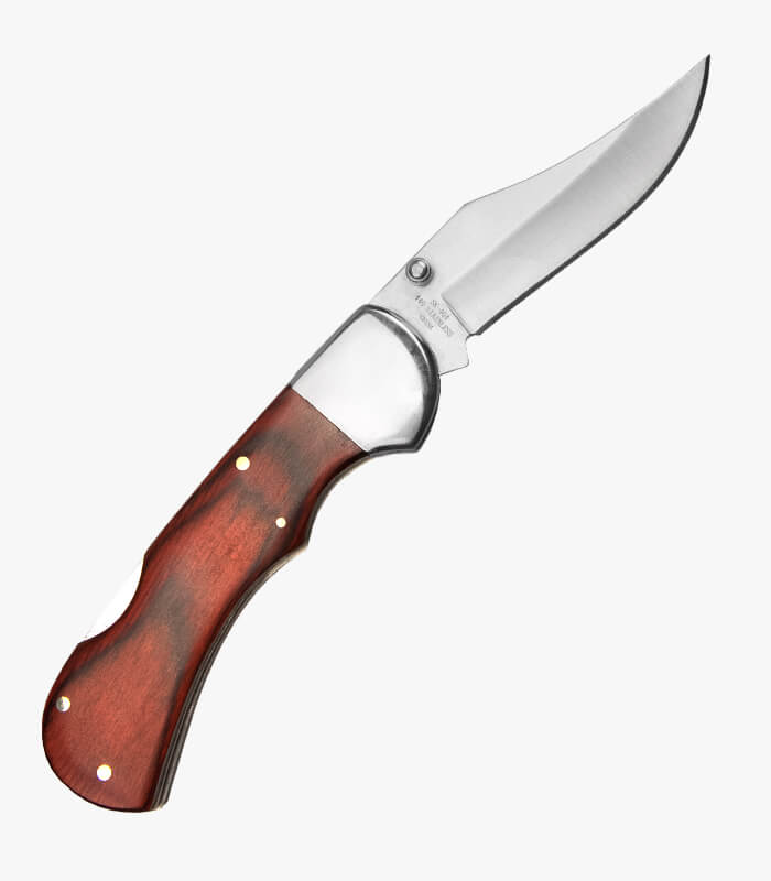 SK-404-Pakkawood-lock-back-knife-back Back of Pakkawood Lock back knife