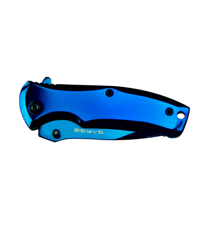 SK-503BL-Blue-TiN-Swift-Assist-Folder-Knife_closed TiN Swift Assist Folder Knife closed