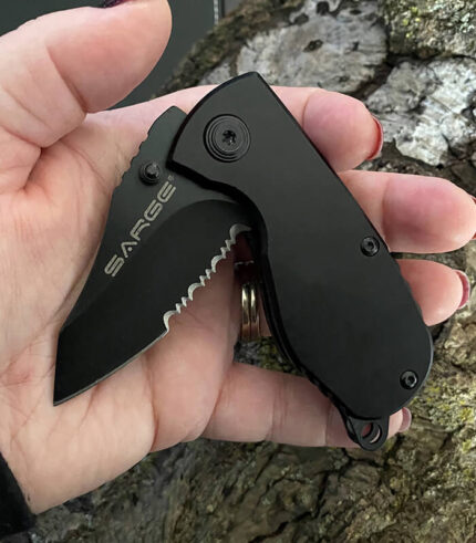 Black tactical Folder