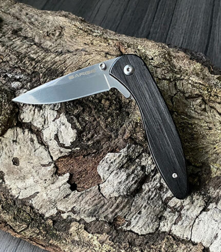 brushed tactical knife
