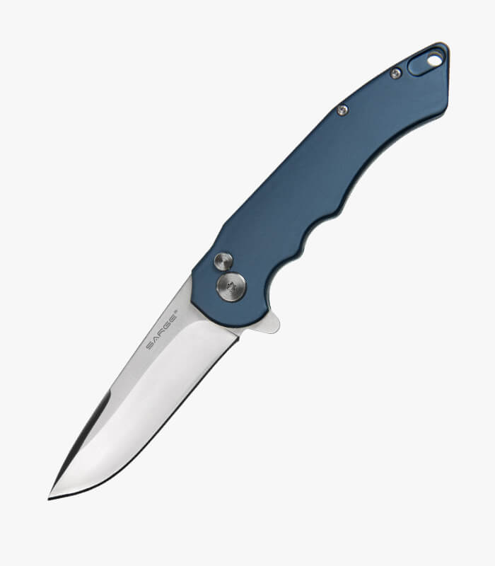 SK-824-Anodized-Aluminum-Folder-Knife-front Anodized Aluminum Folder Knife