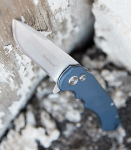 Closed anodized Aluminum Folder Knife