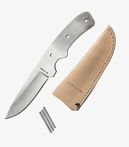 Make your own fixed blade knife with this kit. Perfect for Woodworkers,